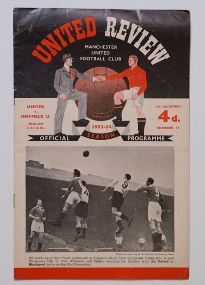 1953-54 Manchester United vs Sheffield United