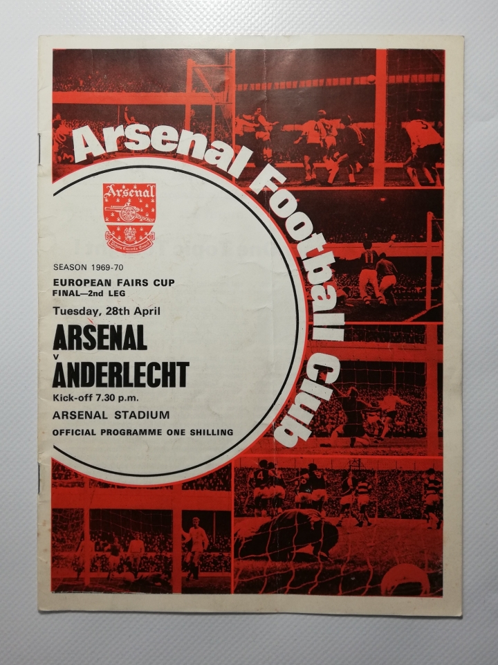 1970 European Fairs Cup Final 2nd Leg Arsenal Vs Anderlecht