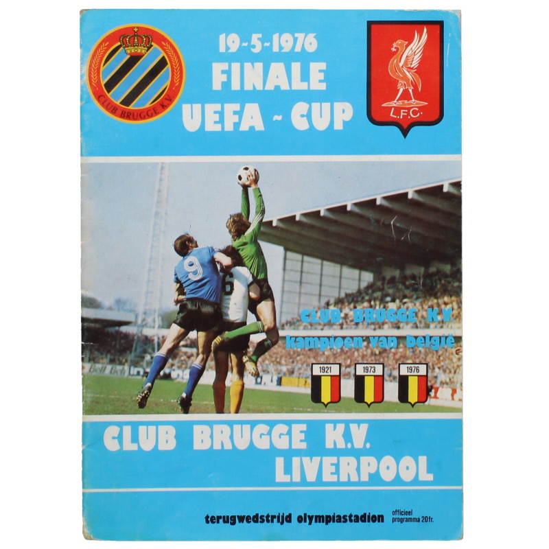 1976 UEFA Cup Final 2nd Leg Club Brugge vs Liverpool