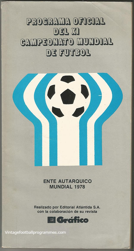 1978 World Cup Official Tournament Brochure