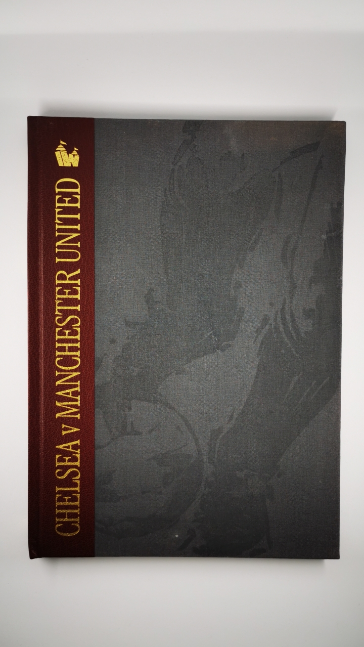 1994 F.A Cup Final Chelsea vs Manchester United limited edition hard back programme