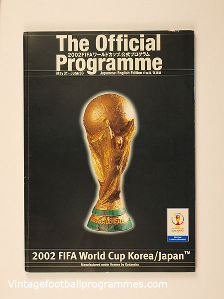 2002 World Cup Japan/Korea Official Tournament Programme