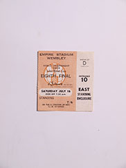 1966 World Cup England vs Mexico Group Stage Ticket