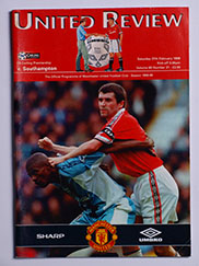 1998-99 Manchester United vs Southampton 'Treble Season Programme'