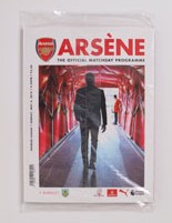 2018-19 Arsenal vs Burnley Programme Arsene Wenger last game