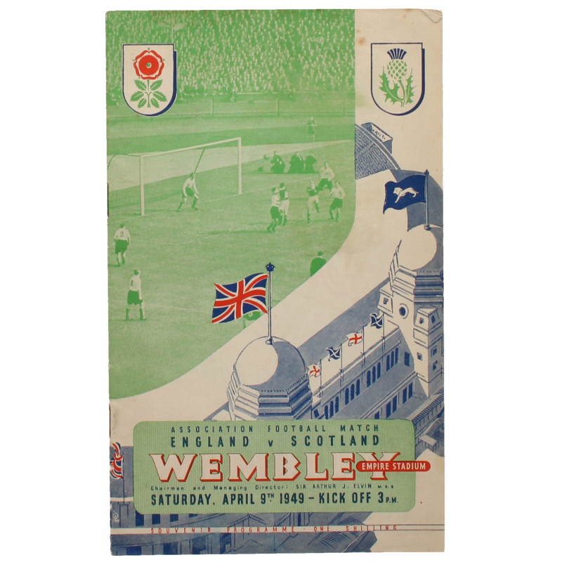 1948-49 England vs Scotland programme football programme