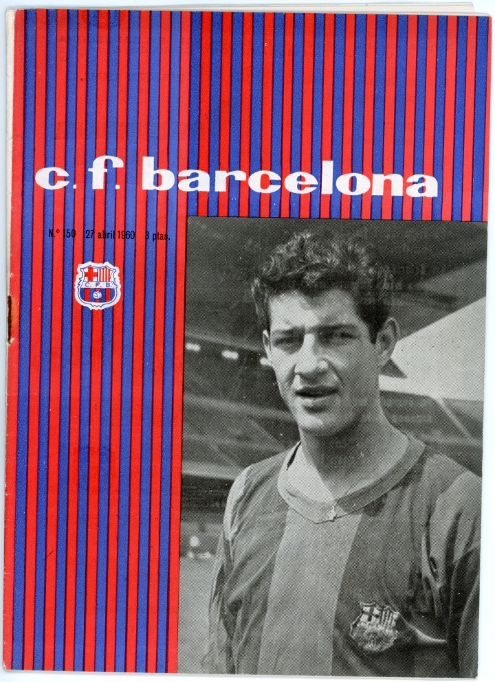 1960 European Cup Semi Final Barcelona vs Real Madrid programme