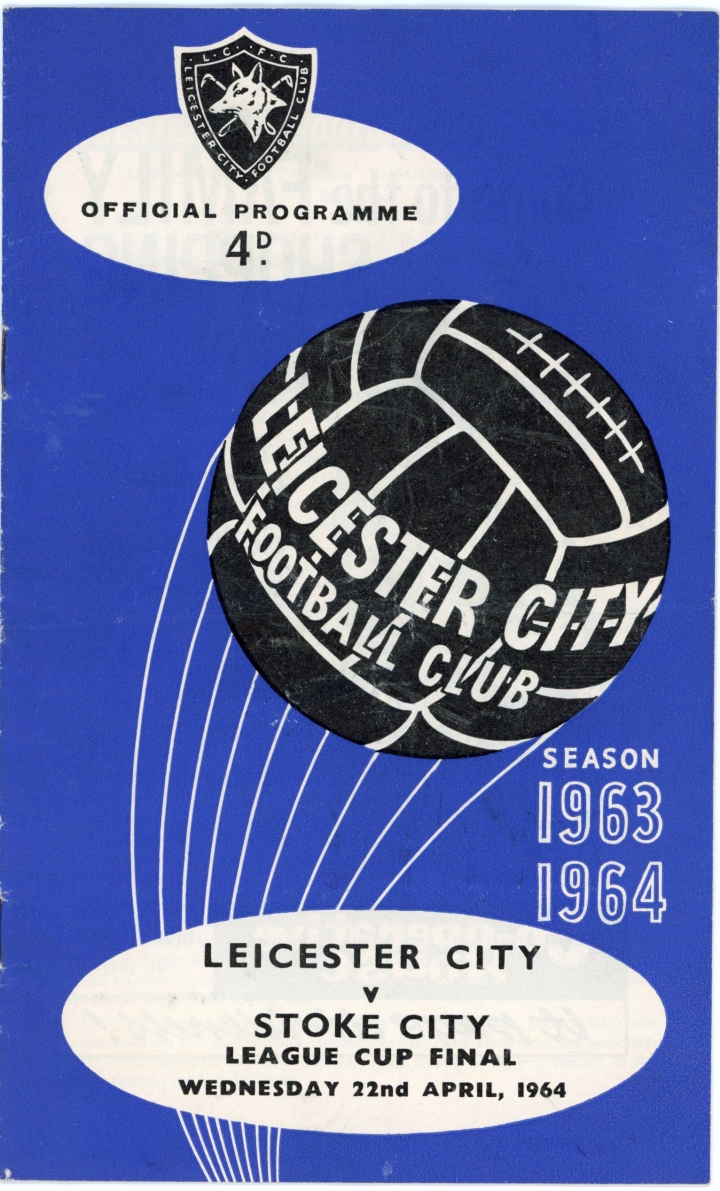 1964 League Cup Final 2nd Leg Leicester City vs Stoke City programme football programme