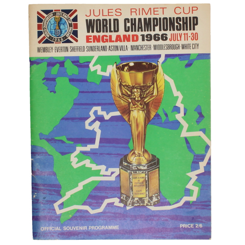 1966 World Cup Programme Tournament Brochure