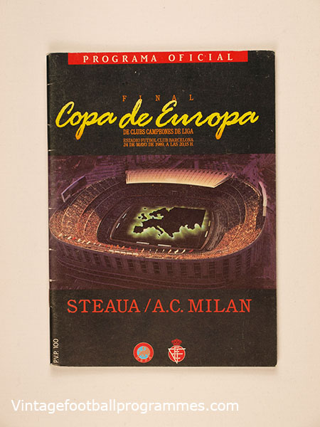 Steaua Bucharest in European Cup finals –