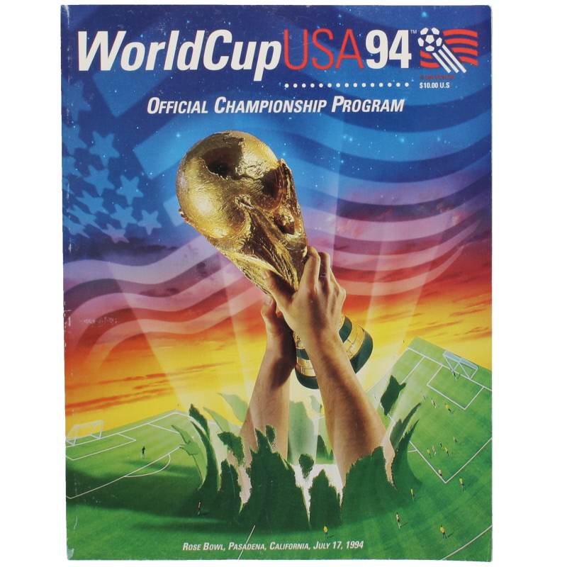 1994 World Cup Final Brazil vs Italy programme