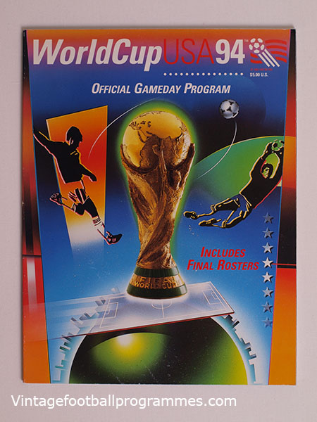 1994 World Cup Group Stage Programme football programme