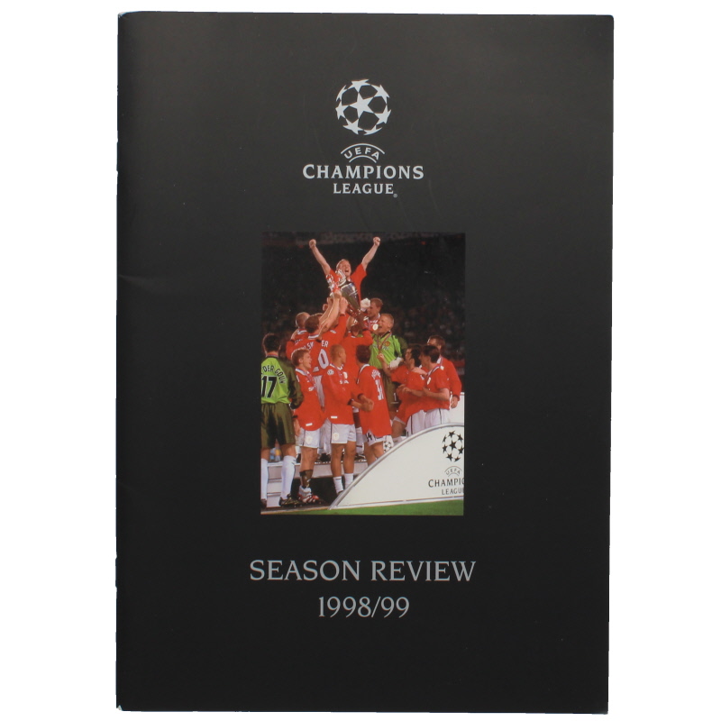 1998-99 Season Review Champions League football programme football programme