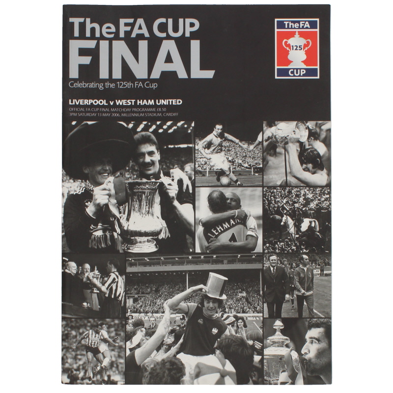 2006 F.A Cup Final Liverpool vs West Ham United programme