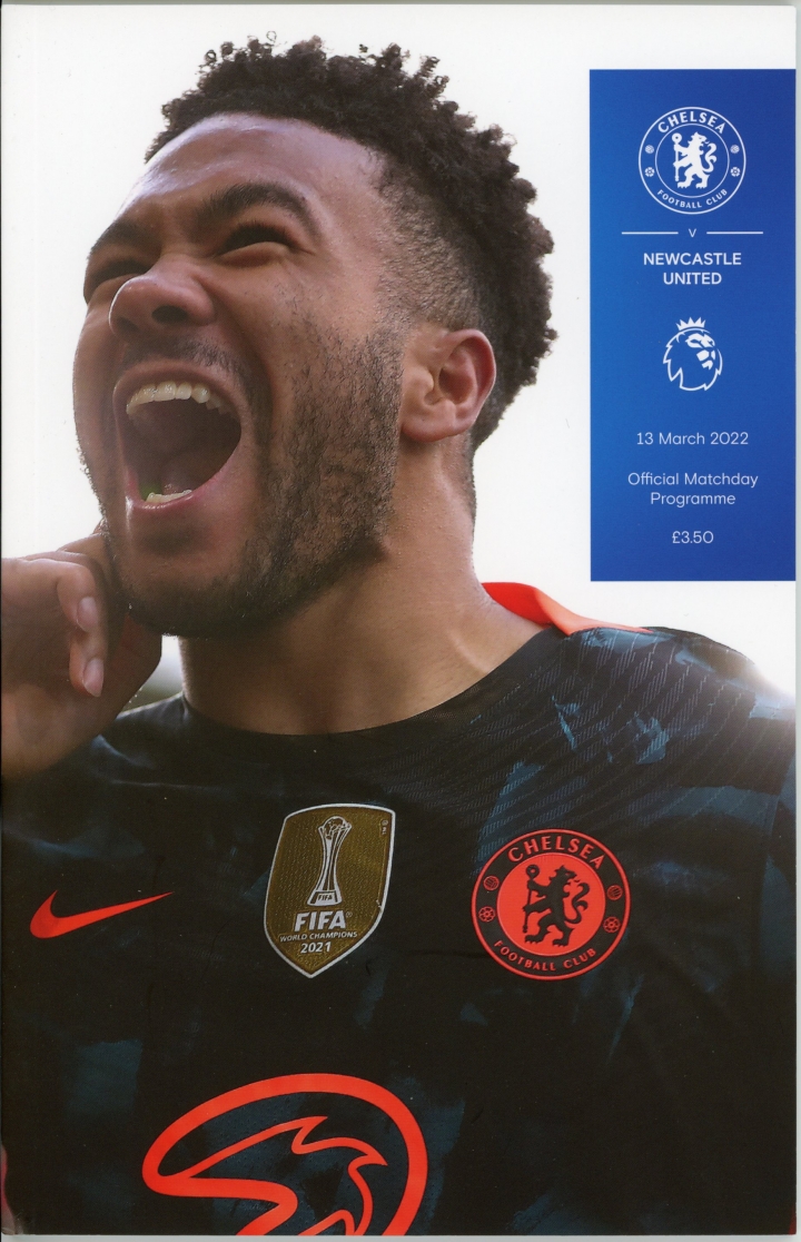 2021-22 Chelsea vs Newcastle United programme