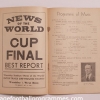 1935 F.A Cup Final Programme, Sheffield Wednesday vs West Bromwich Albion football programme