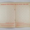 1957-58 Manchester United vs Leeds United Programme with token sheet football programme