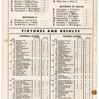 1957-58 Manchester United vs Sunderland programme football programme