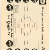 1958 World Cup Final Sweden vs Brazil Programme football programme