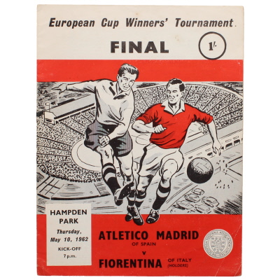 1962 European Cup Winners Cup Final Athletico Madrid vs Fiorentina