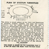 1966 F.A Cup Final Everton vs Sheffield Wednesday programme and ticket football programme