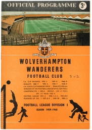 1969 Charity Shield Wolverhampton Wanderers vs Nottingham Forest football programme