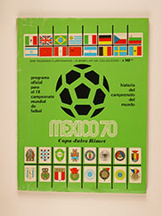 1970 World Cup Tournament Brochure Green Cover *Rare*