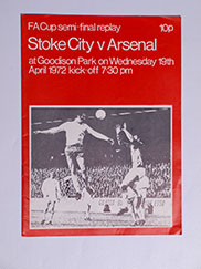 Programme Vintage Arsenal Vs Ajax Amsterdam - Coupe D'Europe 1970/71