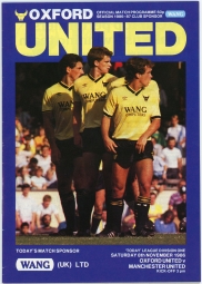 1986-87 Oxford United vs Manchester United 'Sir Alex Ferguson 1st Game as manager'