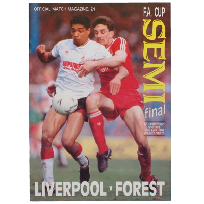 1988-89 F.A Cup Semi Final Liverpool vs Nottingham Forest Hillsborough Disaster