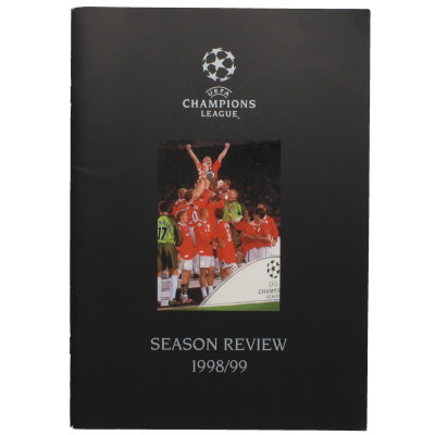 1998-99 Season Review Champions League football programme