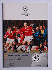 1998-99 UEFA Champions League Manchester United vs Juventus 'Treble Season Programme'