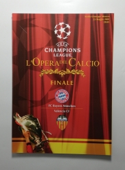 2001 Champions League Final FC Bayern Munich vs Valencia CF