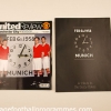 2007-08 Manchester United vs Manchester City Programme and Scarf 50th Anniversay Munich Air Disaster BNIB football programme