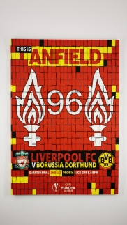 2015-16 Liverpool vs Borussia Dortmund Europa League Quarter Final 2nd Leg programme