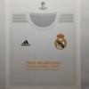 2016 Champions League Final Real Madrid vs Athletico Madrid Programme with kit cards football programme