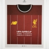 2019 Super Cup Final Liverpool vs Chelsea programme and kit card football programme